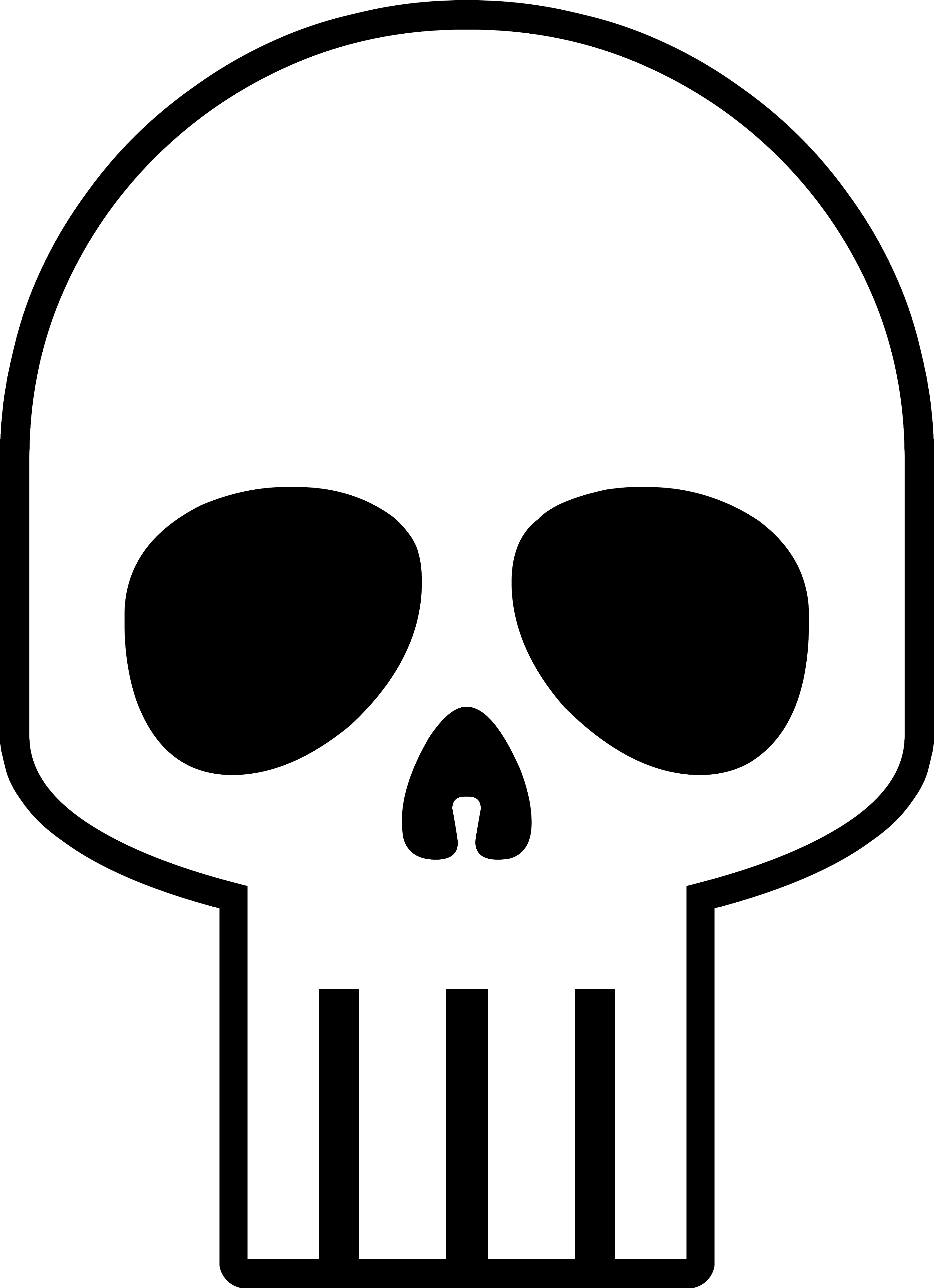 The Phantom Skull Logo By Johan Grant I - Phantom Skull Logo (3000x4137), Png Download