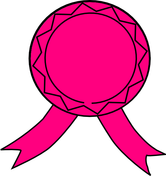 Pink Ribbon Clip Art - Sports Day Clip Art (564x598), Png Download
