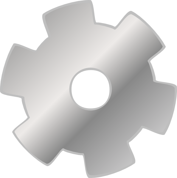How To Set Use Cog Clipart (594x599), Png Download