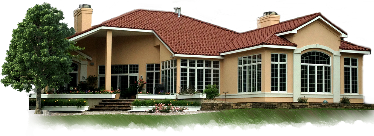 Banner-pic - Metal Roof House Png (1250x473), Png Download