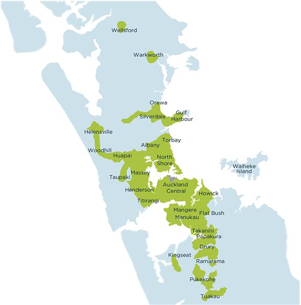 Our Network Delivers Gas To Consumers Across Auckland - Vector Auckland Region (600x611), Png Download