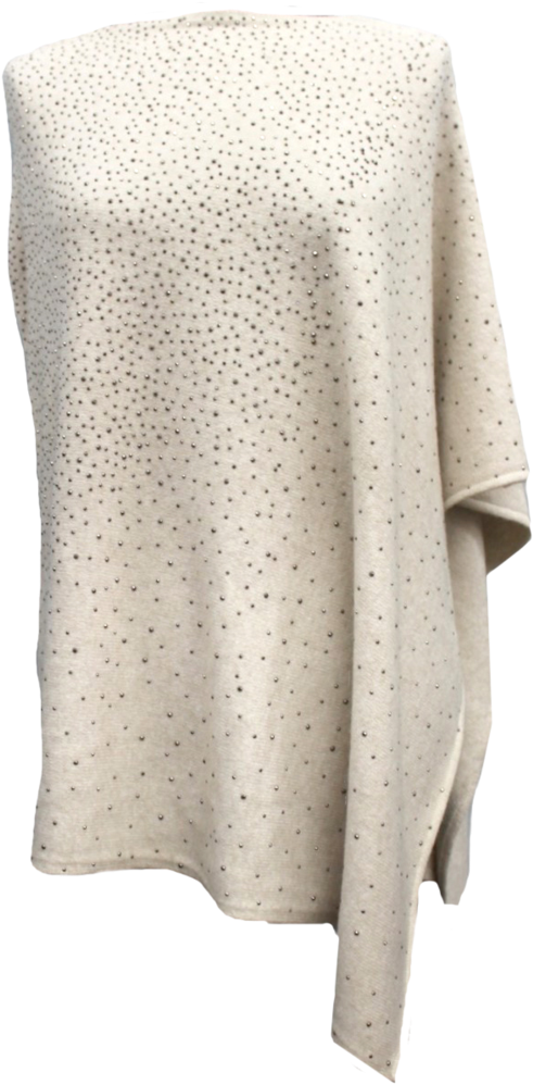 Poncho With Embellishments - Poncho (562x1024), Png Download