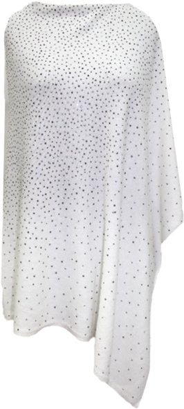 Poncho With Embellishments - Poncho (302x600), Png Download