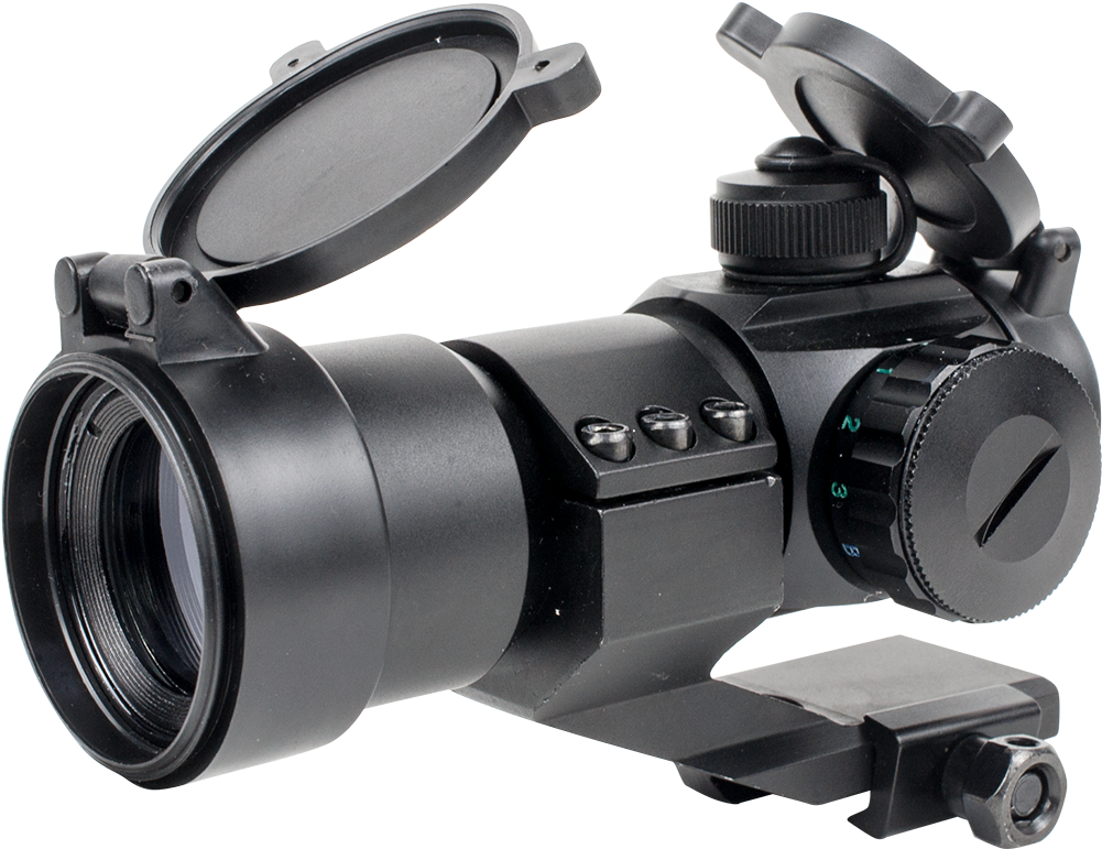 Valken Red Dot R/g/b W/weaver Cantilever - 1x30 Red Green Dot Sight With Cantilever Mount By Golden (1000x1000), Png Download
