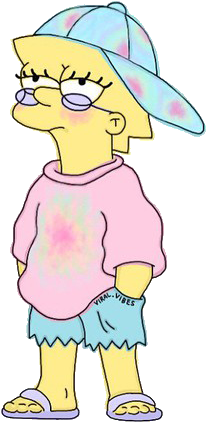 Transparent And Viral Vibes Image - Los Simpsons Tumblr Png (500x500), Png Download