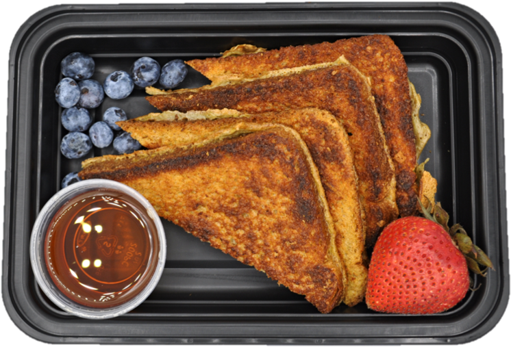 Whole Wheat French Toast With Seasonal Fruit - Toast (1023x681), Png Download