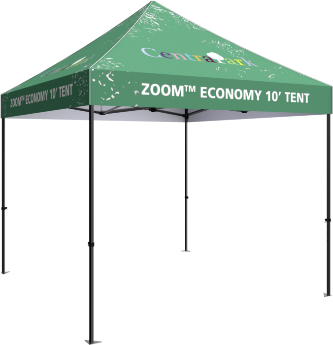 Zoom Economy 10' Popup Tent - Green Gazebo Tent (700x700), Png Download