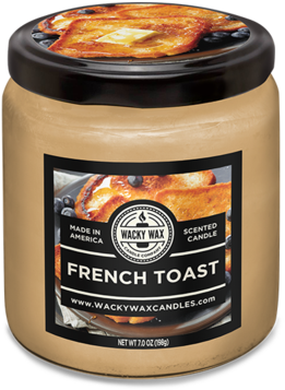 French Toast Scented Uncommon Scents Wtf Candle - Candle (400x400), Png Download