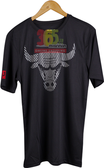 Nba Men's Chicago Bulls Black Hardwood T-shirt - Nba (600x600), Png Download