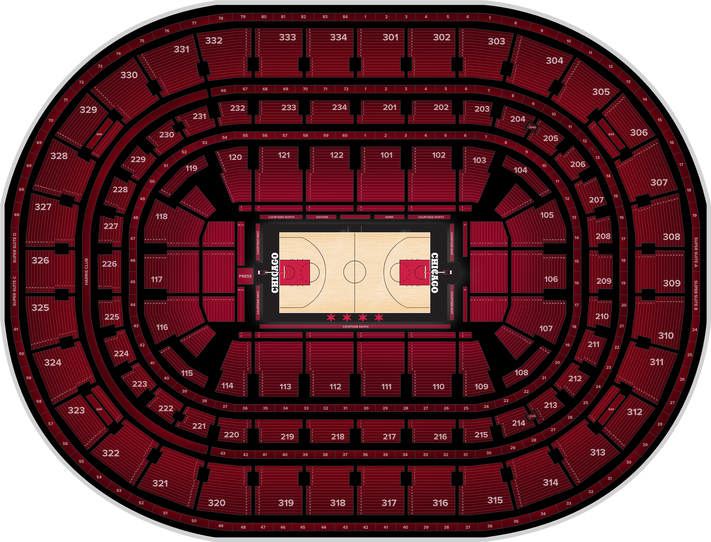 United Center (2560x1936), Png Download