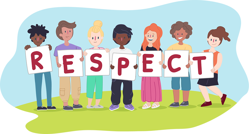Respect - Respect Kids (1000x538), Png Download