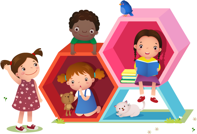 Png Transparent Library Treehouse Daycare Honesty - Cartoon (1404x716), Png Download