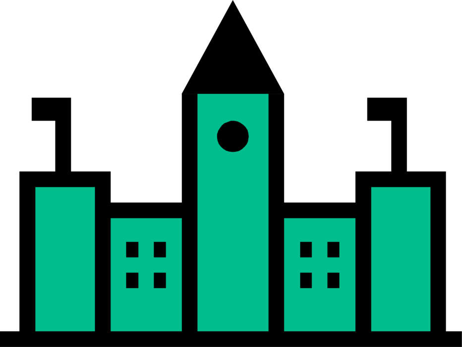 Government Buildings - Clip Art (480x364), Png Download