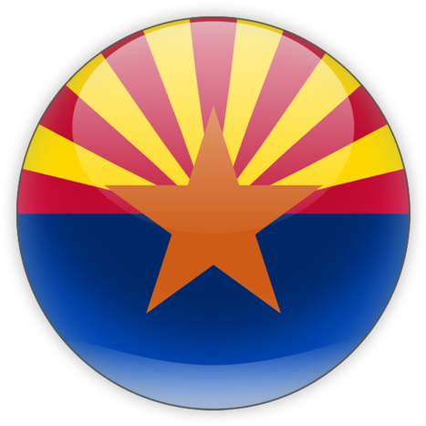 Illustration Of Flag Of<br /> Arizona - Flag Of Arizona (640x480), Png Download