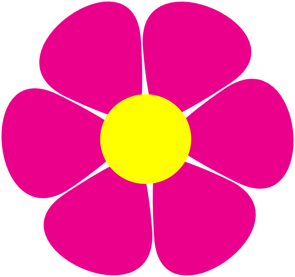 Daisy Clipart - Hippie Flowers (600x564), Png Download