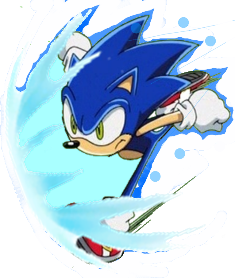 Sonic Running Lv2 Sonic Boost - Sonic The Hedgehog (788x902), Png Download