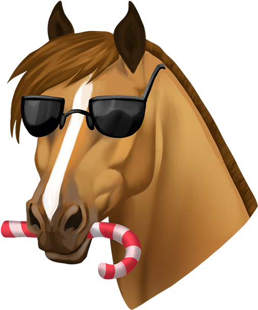 Star Stable Christmas Stickers Messages Sticker-0 - Star Stable Horse Stickers (618x618), Png Download