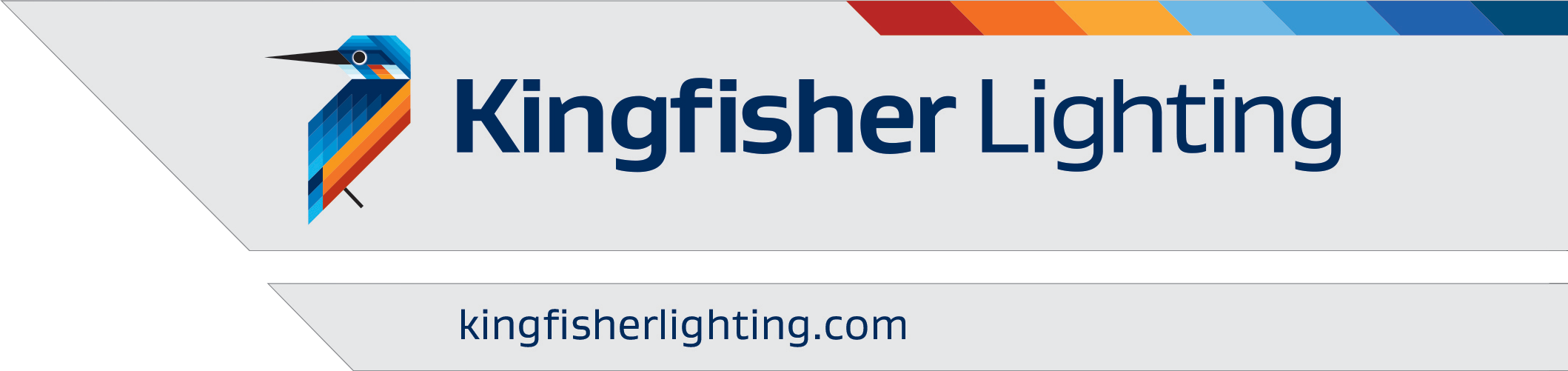 Kingfisher Banner Title - Electric Blue (2118x501), Png Download