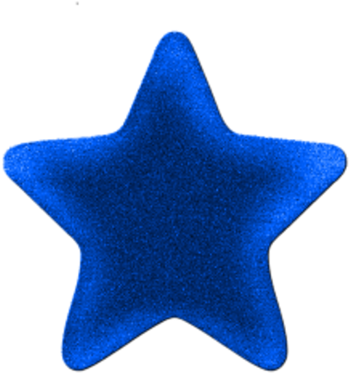 Star Clipart Sticker - Blue Star Clipart (600x600), Png Download