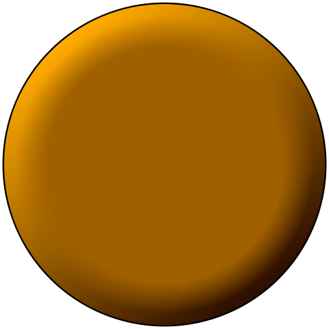 240 × 240 Pixels - Brown Button Png (480x480), Png Download