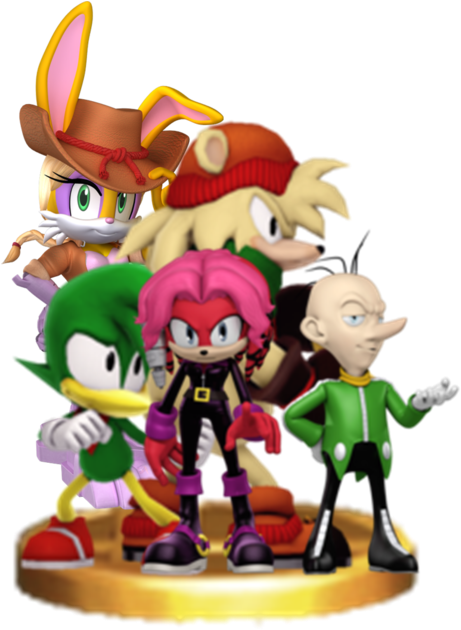 Sonic Universe Characters - Cartoon (500x631), Png Download