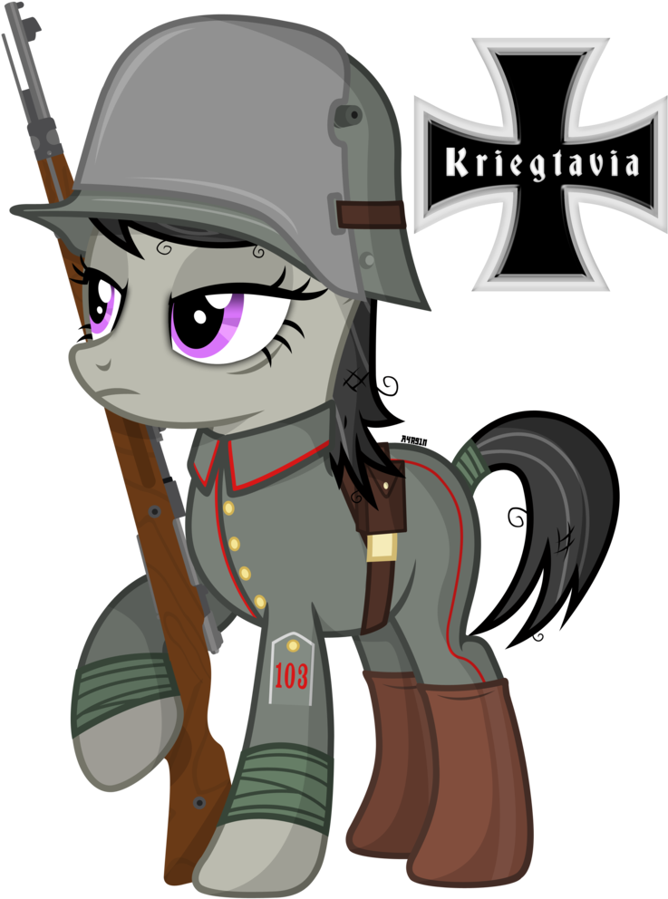 A4r91n, Bandage, Blackletter, Clothes, German, Gewehr - Mlp Ww1 Octavia (788x1024), Png Download