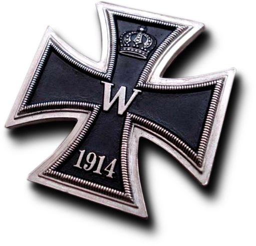 Iron Cross © Copyright Peter Crawford - Iron Cross First Class Png (582x531), Png Download