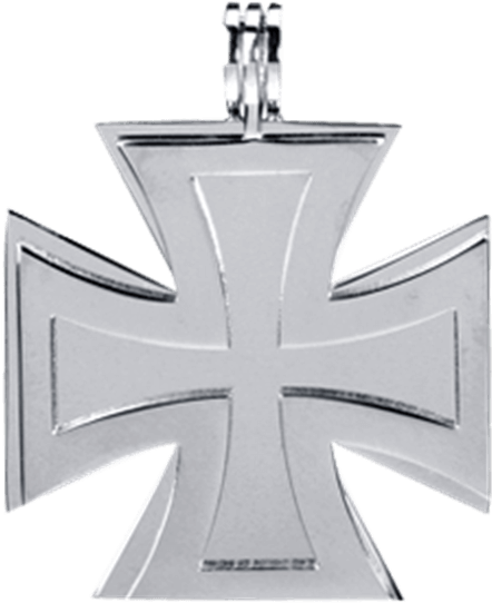Twin Iron Cross Pendant - Twin Iron Cross Pendant - Collectible Medallion Necklace (555x555), Png Download