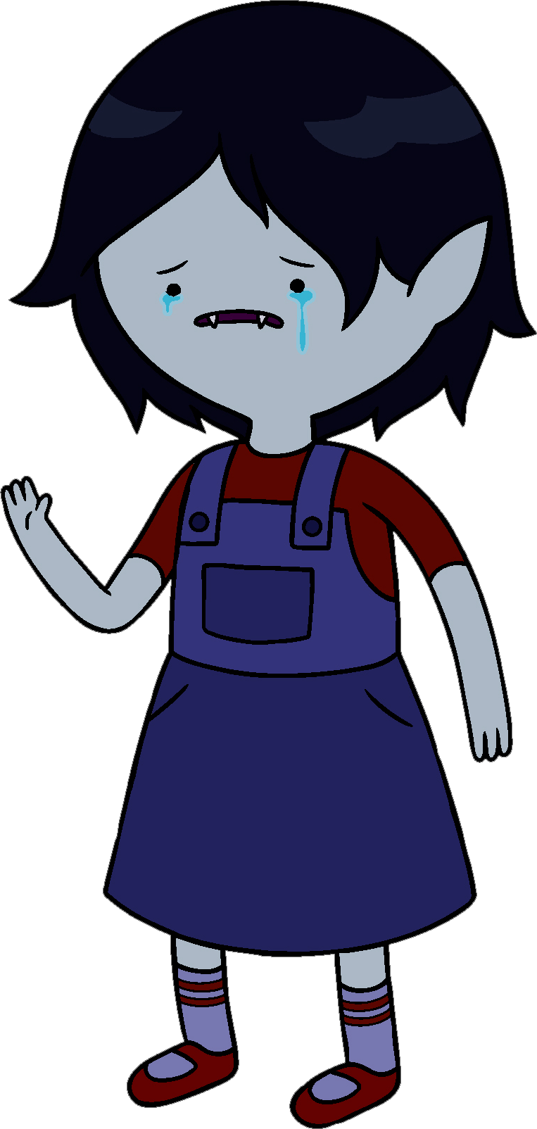 Marceline As A Toddler - Baby Marceline Adventure Time (763x1604), Png Download