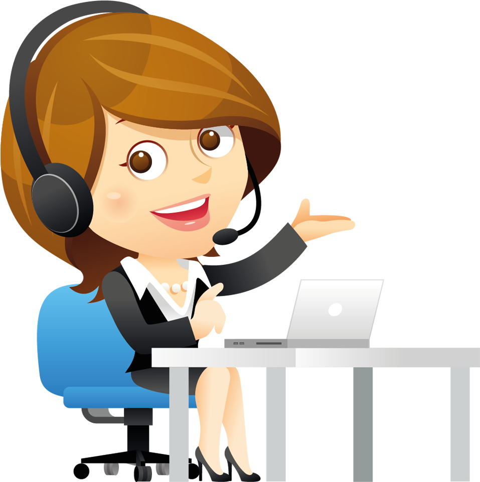 Call Center Agent Png - Call Center Agent Clipart Png (1000x975), Png Download