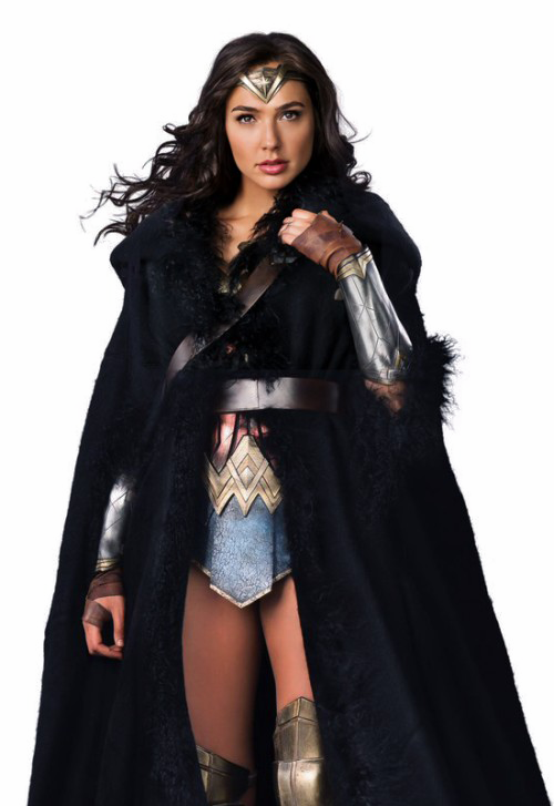 Gal Gadot Png Download Image - Wonder Woman With Coat (500x727), Png Download