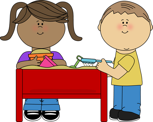 Cantinho Do Blog Sand Table Layouts And - Sand And Water Table Clipart (500x399), Png Download