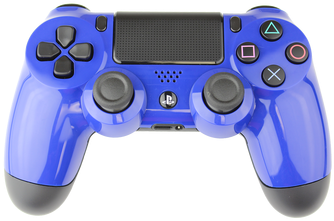 Blue Playstation 4 Controller - Blue Ps4 Transparent Background (386x386), Png Download