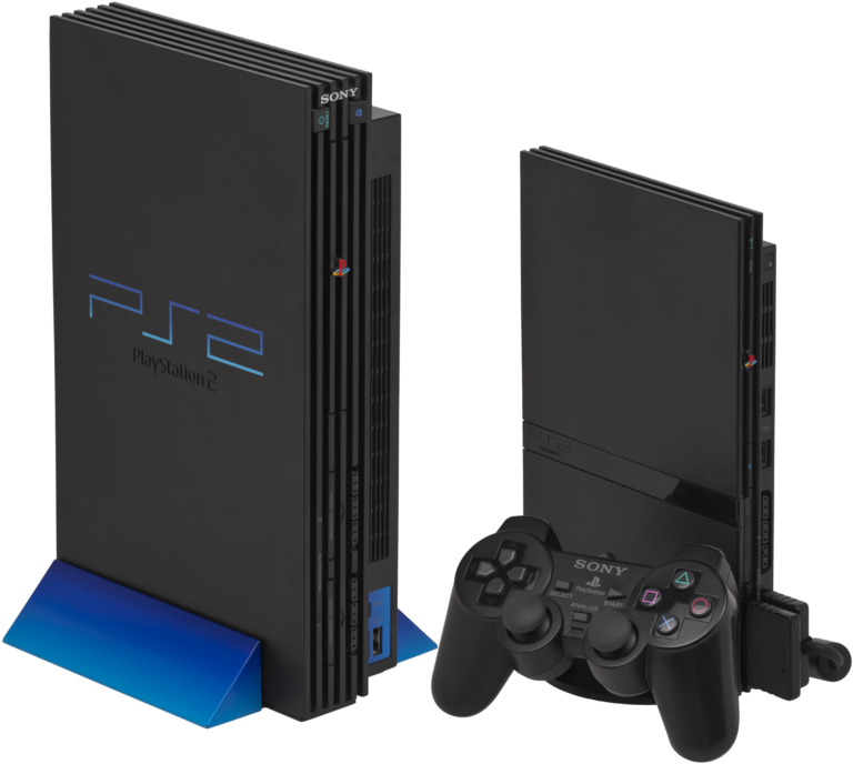 Playstation - Play 2 Fat Vs Slim (750x664), Png Download
