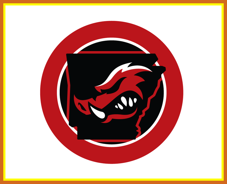 Vector Transparent Stock Amazing Louisiana Ragin Cajuns - Arkansas Razorbacks (908x735), Png Download