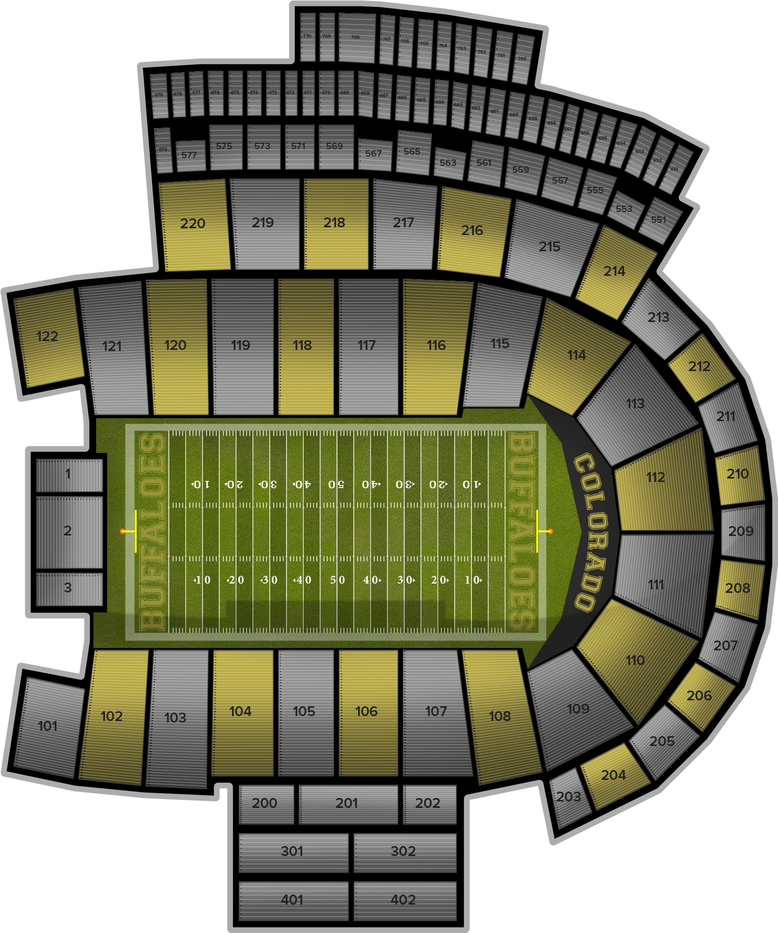 Northern Colorado Bears Football At Colorado Football - Colorado (2560x1936), Png Download