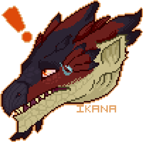 Rathalos Pixel - Fur (500x495), Png Download