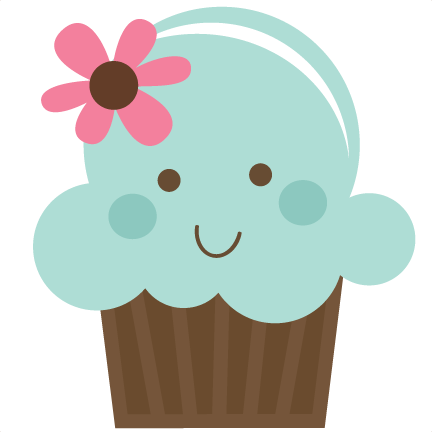 Svg Cutting File For Scrapbooks - Cute Cupcake Clipart Png (432x432), Png Download