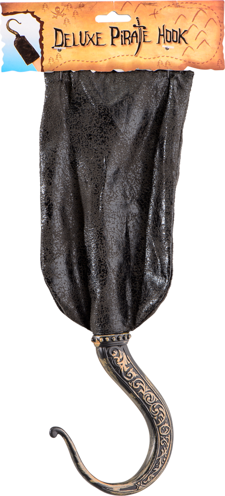 Deluxe Pirate Hook, , Large - Sørøverklo (455x1004), Png Download