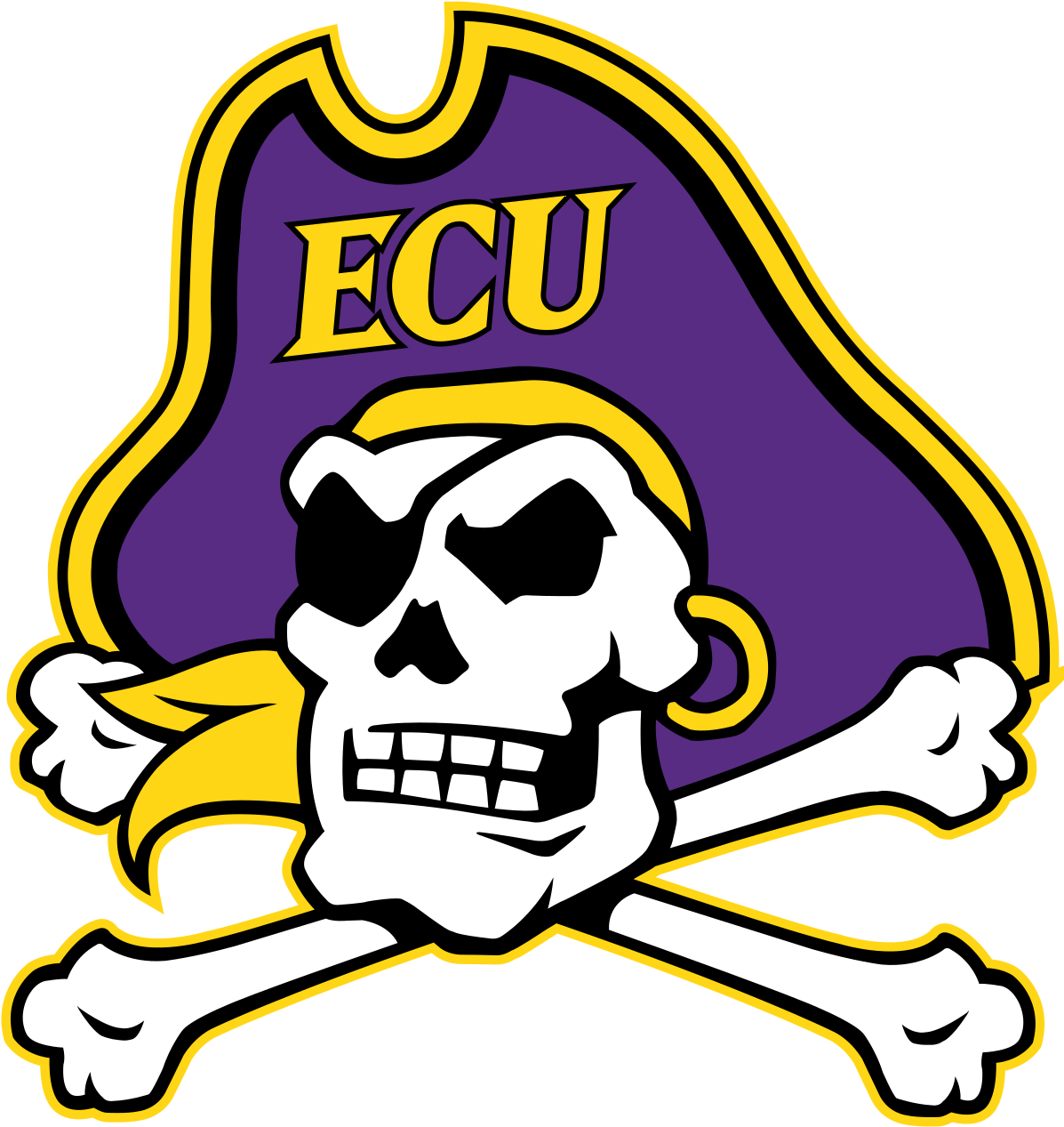 Ecu Pirates (1200x1277), Png Download