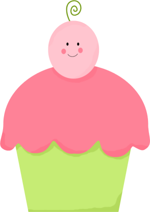 Happy Cupcake - Happy Cupcake Clip Art (294x413), Png Download
