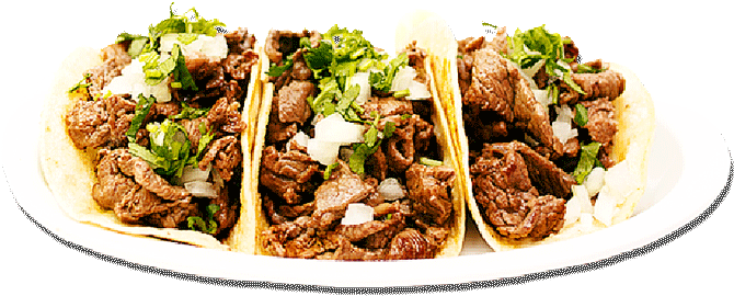 Tacos - Tacos Al Pastor Png (700x344), Png Download