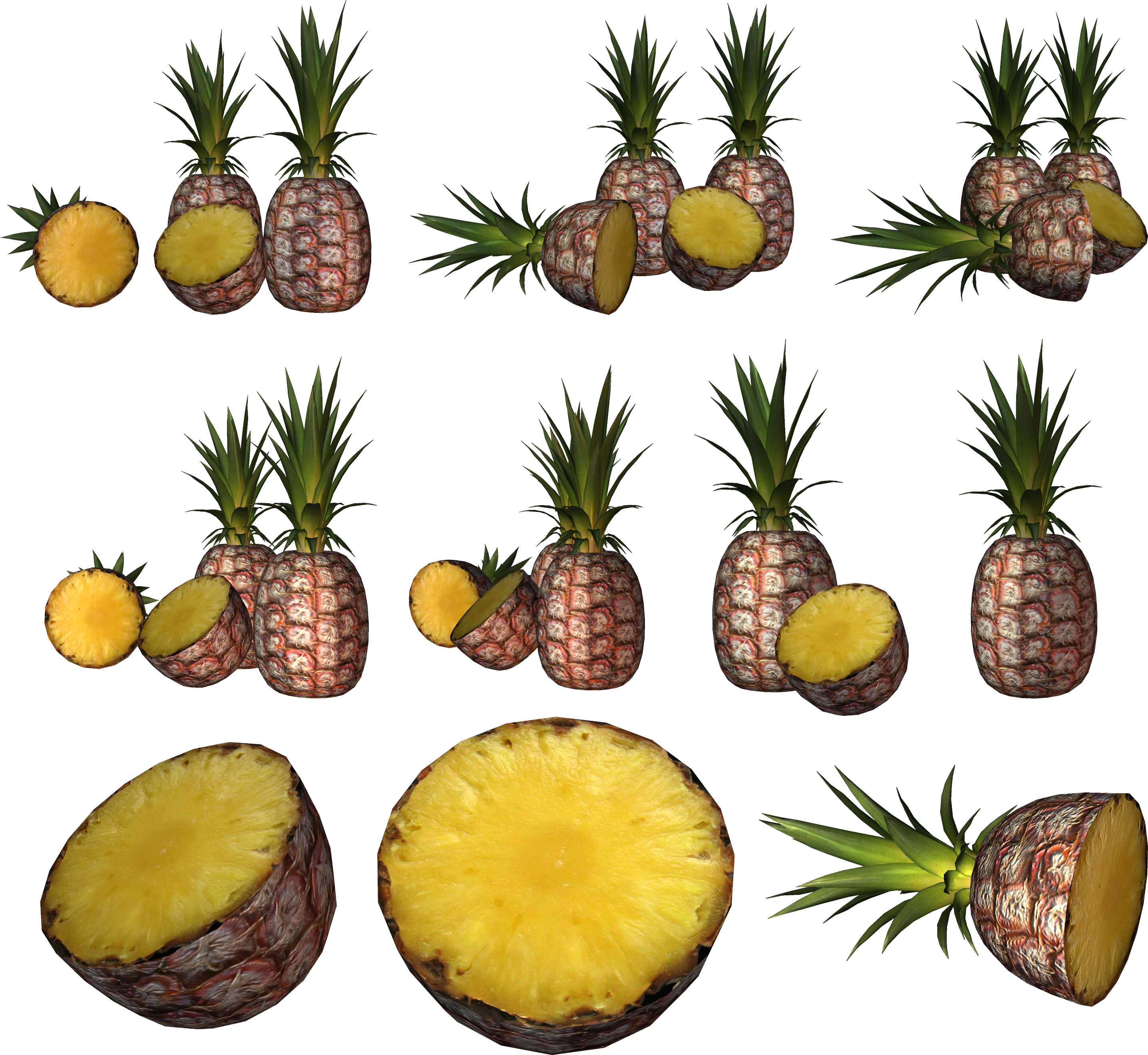 Png Images Free Pictures - Pineapple (2873x2640), Png Download