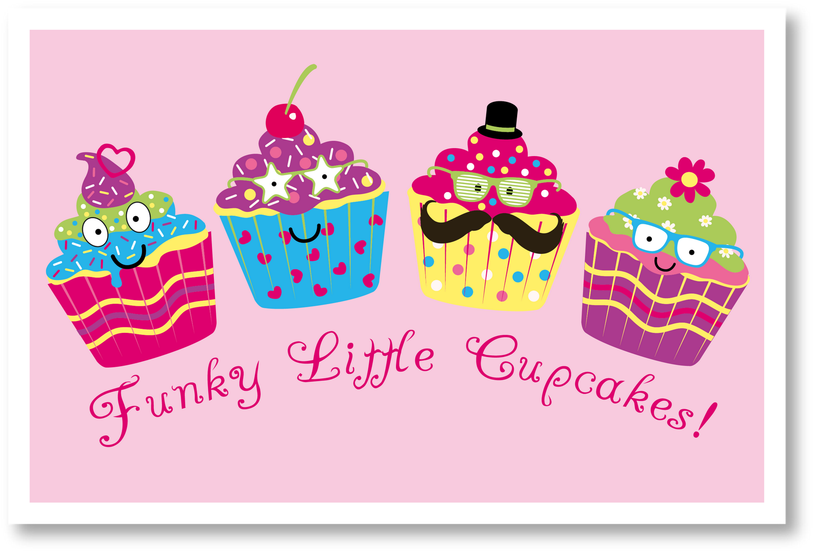 Sweet I Thought I Would Dig Out Some Old Cupcake Prints - Lily And The Fairy House [book] (1600x1092), Png Download