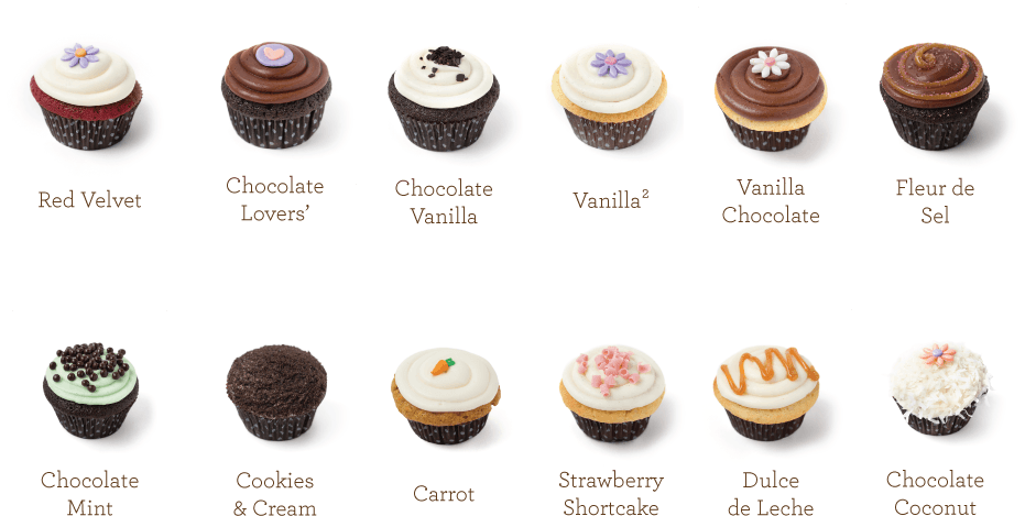 Cute And Delicious, Cupcakes Make The Perfect Mouthful - Dots Cupcake Flavors (936x585), Png Download