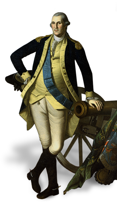 George Washington Transparent Images - George Washington Standing Png (408x703), Png Download