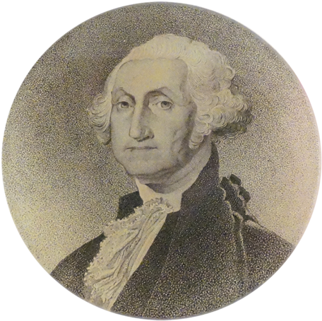 George Washington -j - George Washington Picture In Circle (500x500), Png Download