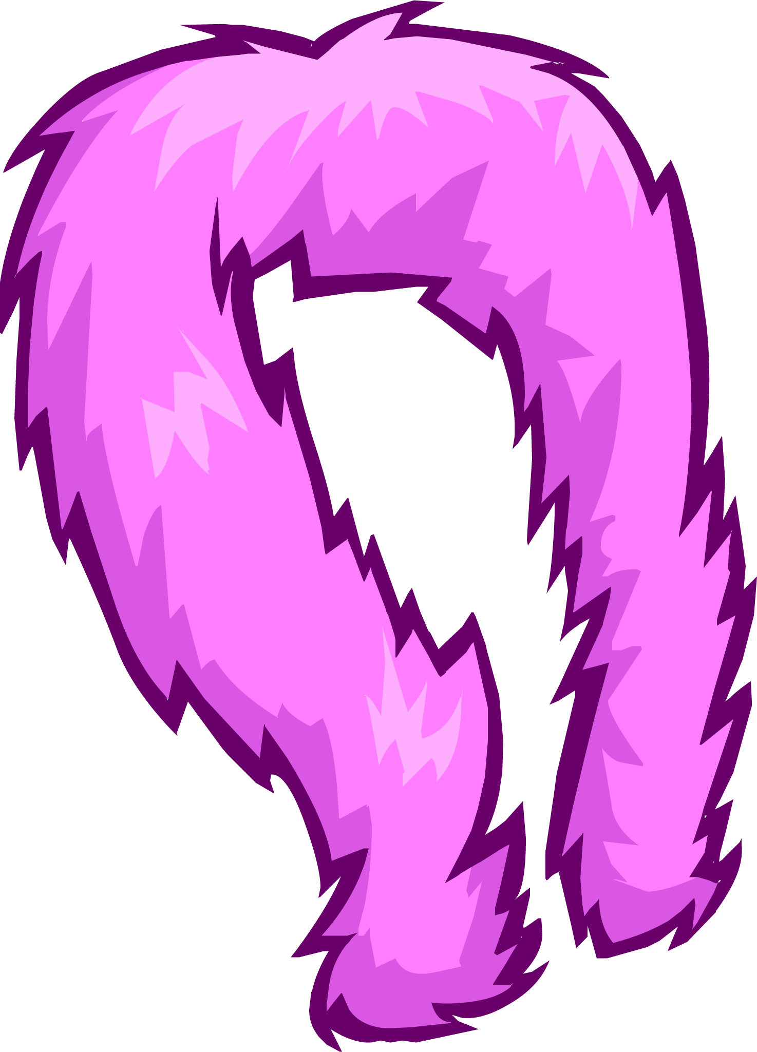 Boa - Club Penguin Neck Items (1474x2049), Png Download