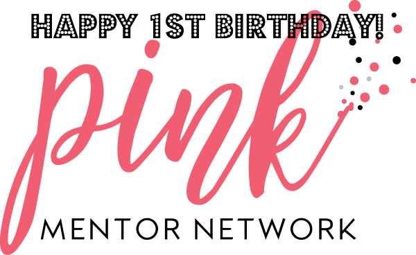 Pink Mentor Network Celebrated It's First Birthday - Personalised Mother's Day Card (600x368), Png Download