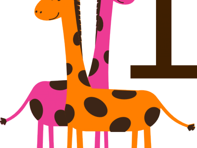 First Birthday Cliparts - Giraffe Clipart Png (640x480), Png Download